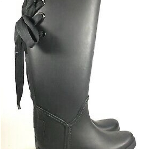 Coach Rain Boots With Bow